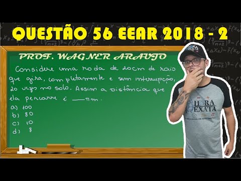 QUESTÃO 56 #EEAR - 2018 / 2    #CÍRCULO  #CIRCUNFERÊNCIA