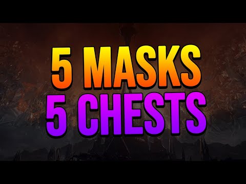 5 Masks 5 Chests - STORMWIND, Fire Mage Patch 8.3!