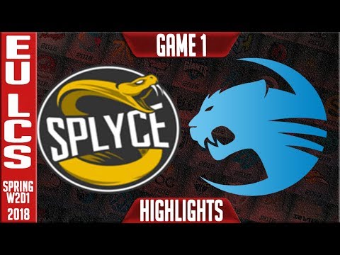 SPY vs ROC Highlights ALL GAMES | EU LCS Spring 2018 S8 W2D1 | Splyce vs Roccat Highlights