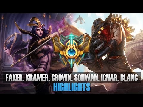 Challenger Match - Faker, Kramer, Crown, SoHwan, IgNar, Blanc - KR SoloQ Highlights