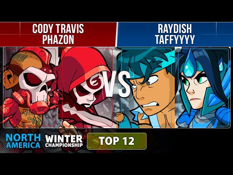 Cody Travis & Phazon VS Raydish & Taffyyyy - Top 12 - NA - Brawlhalla Winter Championship 2022