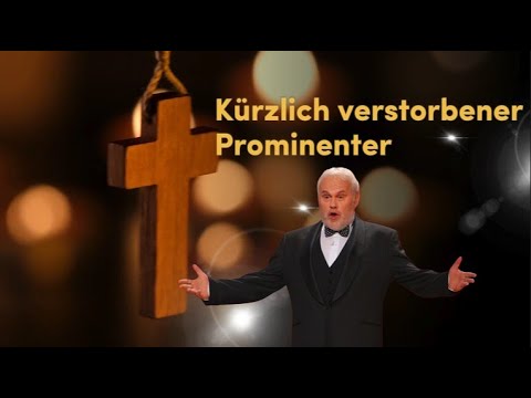 Verstorbener Prominente, leider viel zu früh 😥😪 #R.i.p. #sterben