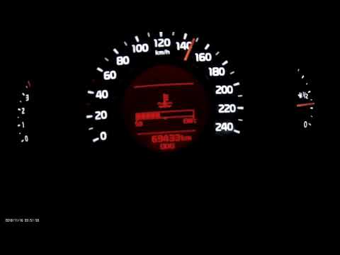 Kia ceed 1.6 Crdi acceleration 0-200 km/h