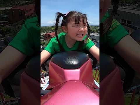 まりちゃんジェットコースターでの失神シーン！ - はねまりチャンネル