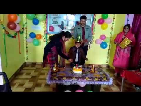 Naitik birthday# cake cutting#