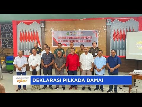 POLRES FLORES TIMUR DEKLARASI KAMPANYE PILKADA DAMAI