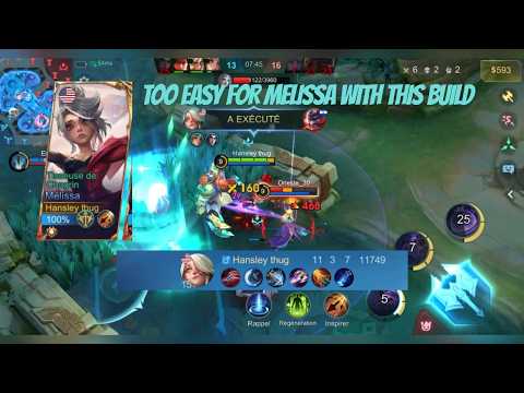 MATCHDAY 3 and still DOMINATING with Melissa and her BEST BUILD in MLBB