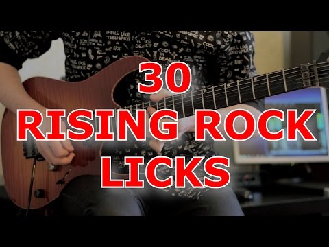 "30 RISING ROCK LICKS" by Vladimir Shevyakov