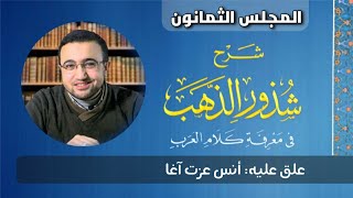 صورة المجلس الثمانون من شرح شذور الذهب - أنس عزت آغا