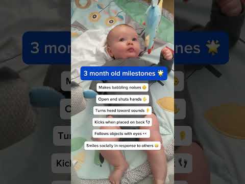 3 month old milestones
