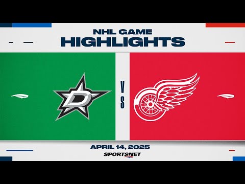 NHL Highlights | Stars vs. Red Wings - April 14, 2025
