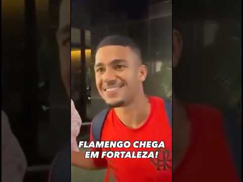 Flamengo desembarca em Fortaleza com torcida e foco total no jogo!