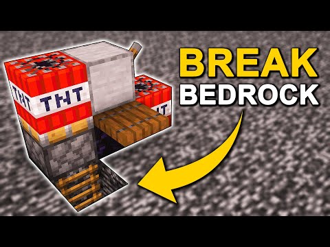 How to Break BEDROCK in Minecraft 1.21.10 (Tutorial)