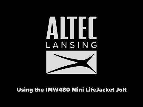 Using the IMW480 Mini LifeJacket Jolt Bluetooth Speaker - Unboxing and Controls