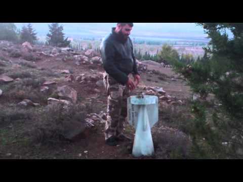 العثور على قنابل عنقودية لم تنفجر في قرية عسيلة من قبل لواء الغضب في ريف حمص