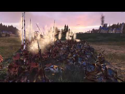 The Royal Altdorf Gryphites VS The Fireborn | Total War: Warhammer 2