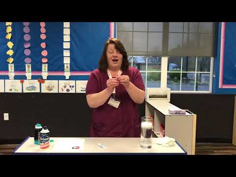 Rain Cloud Jar Science Experiment.