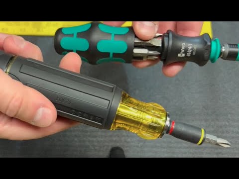 New Klein 14-1 HVAC Screwdriver vs Wera 818/4/1