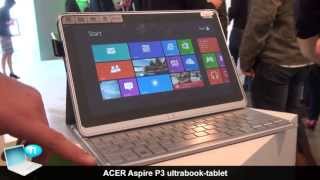 Video thumbnail for Acer Aspire P3, ultrabook-tablet Windows 8 by Notebook Italia