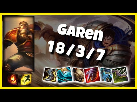 Garen 11.1 S11 Gameplay Challenger Top (18/3/7) - OCE