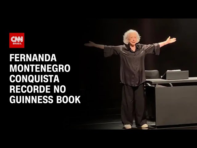 Fernanda Montenegro conquista recorde no Guinness Book | LIVE CNN