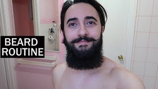 Square Beard Grooming Routine | After Shower Beard Styling