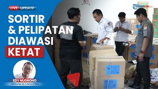 Bawaslu Bulungan Awasi Proses Sortir dan Pelipatan Surat Suara di Dome Sport Centre Tanjung Selor