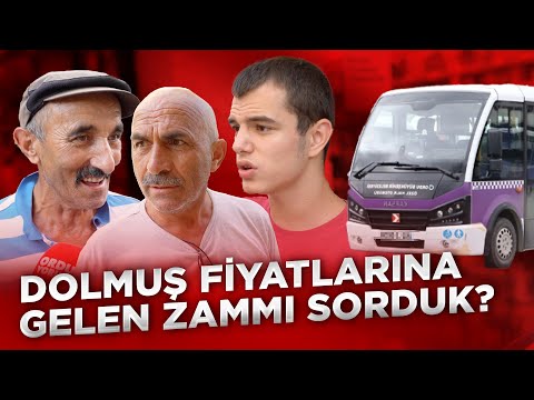 Son Zamanlarda Yapılan Dolmuş Zamlarını Vatandaşlara Sorduk!