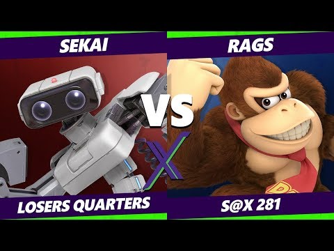 Smash Ultimate Tournament - AFW | Sekai (Rob) Vs.  Rags (Donkey Kong) - S@X 281 SSBU Losers Quarters