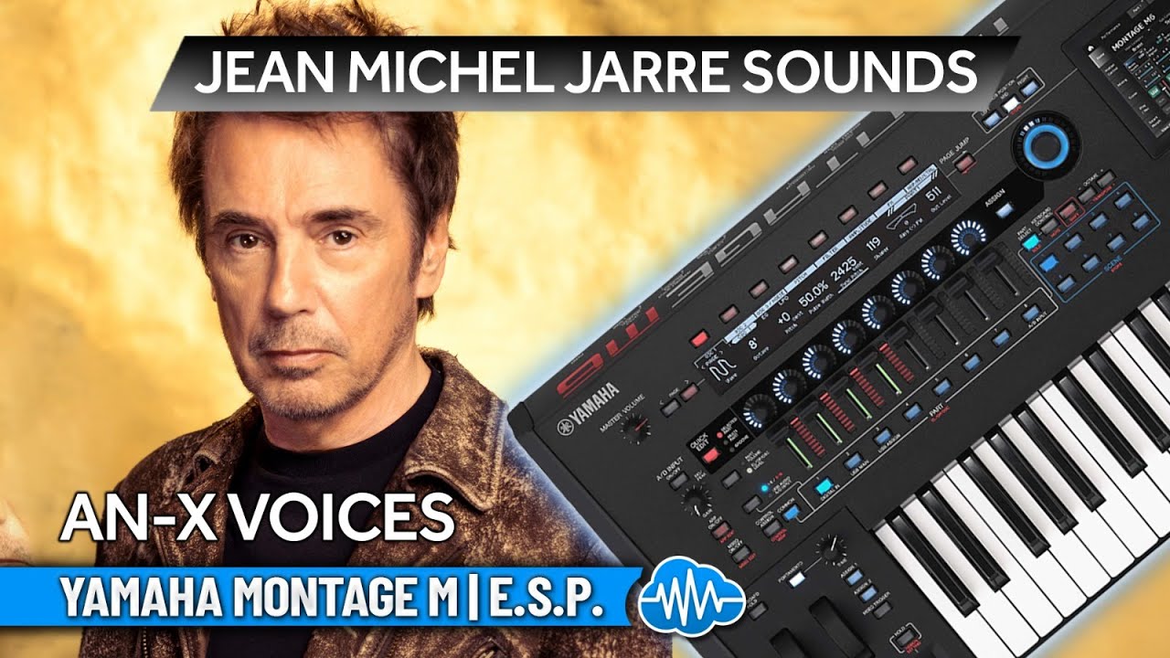 ZZL011 - ( Bundle ) - JMJ AN-X Synth Pack V2 + AN-X 80s Synth Pack - Yamaha MONTAGE M - ESP - Video Preview 2