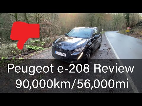 Peugeot e-208 (2020) long-term review 90,000km/56,000mi [Reliability, Problems, Breakdowns, Battery]