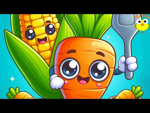 Morcovul vesel si porumbul hazliu - Cantece pentru copii (desene animate) | Cip-Cirip