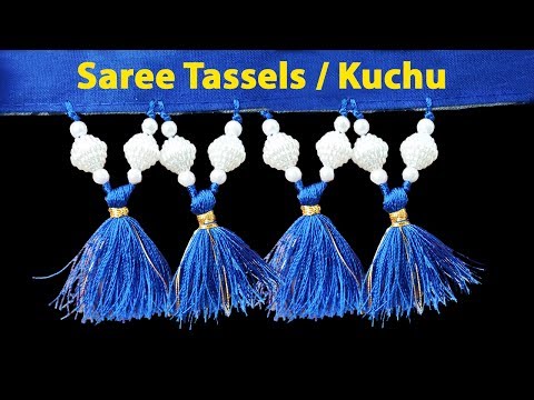 How to make saree kuchu/tassels l DIY l how to make pearl saree kuchu l saree kuchu design #22 Video