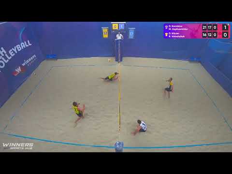 23:20 D. Korobkov / M. Zapliusvichka - D. Kliuiev /R.Voloshchuk 18.08.2022 |Winners Beach Volleyball