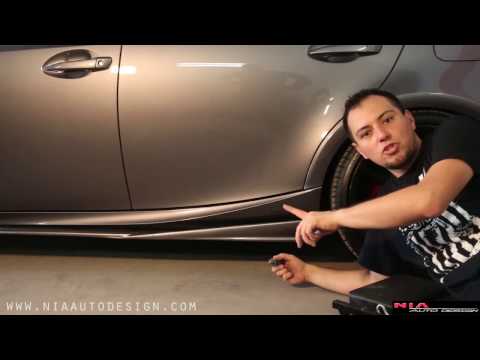 Lexus IS200t side skirt splitters lip body kit DIY