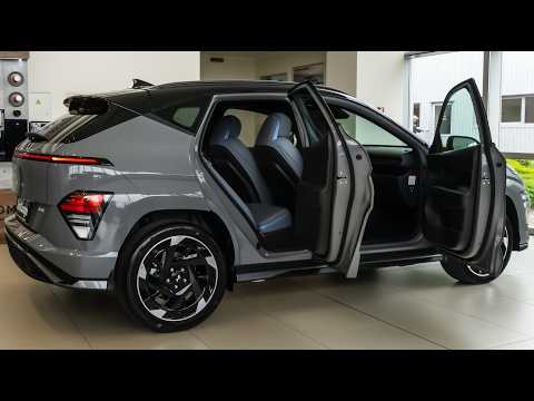 2025 Gray Hyundai Kona N Line Top - Compact Family SUV in Detail