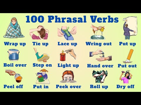100 Daily Life Phrasal Verbs with Actions | Learn English Phrasal Verbs for Daily Use