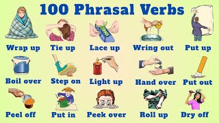 100 Daily Life Phrasal Verbs with Actions | Learn English Phrasal Verbs for Daily Use