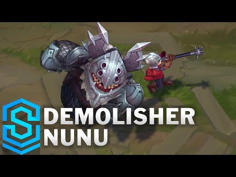 Demolisher Nunu (2018) Skin Spotlight - League of Legends