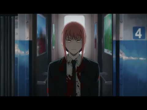 Makima creepy train scene ENG|DUB