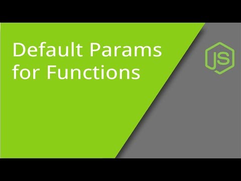 JavaScript Function Default Parameters