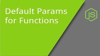 JavaScript Function Default Parameters