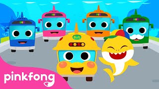 Shark&#39;s Color Bus | Yellow Shark Bus | Baby Shark Colors | Learn Colors | Pinkfong Baby Shark