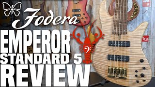 Video thumbnail for Fodera Emperor Standard 5 - The Forever Fleeting Pursuit of Perfection  - LowEndLobster Review by LowEndLobster