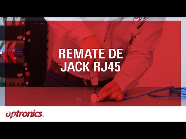 ¿Cómo armar un Jack RJ45 categoría 6? 