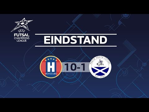 2019-08-28 Zaalvoetbal, UEFA CL, Hovocubo-PYF Saltire, interviews, Hovocubo TV