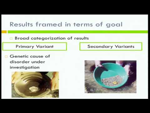 Informed Consent and Returning Results in Whole-Exome Sequencing Protocols - Julie Sapp