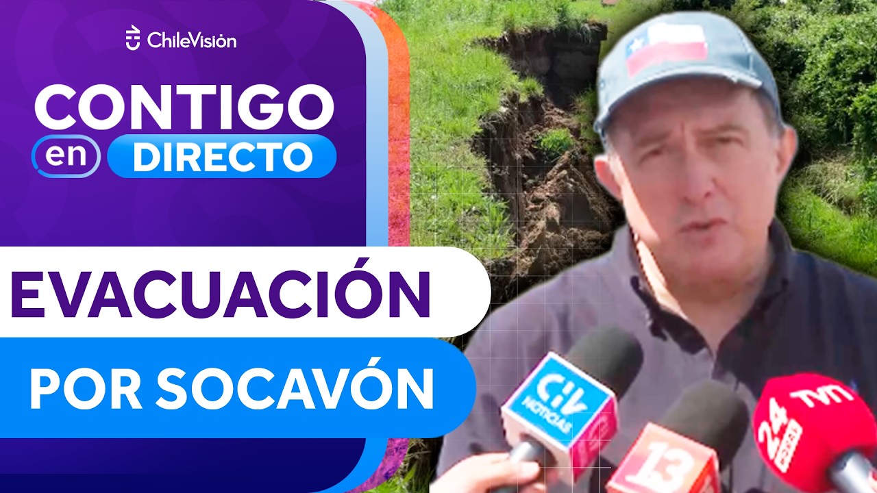 AMENAZA A MÁS DE 250 FAMILIAS: Poduje anunció evacuación en Arauco por socavón - Contigo en Directo