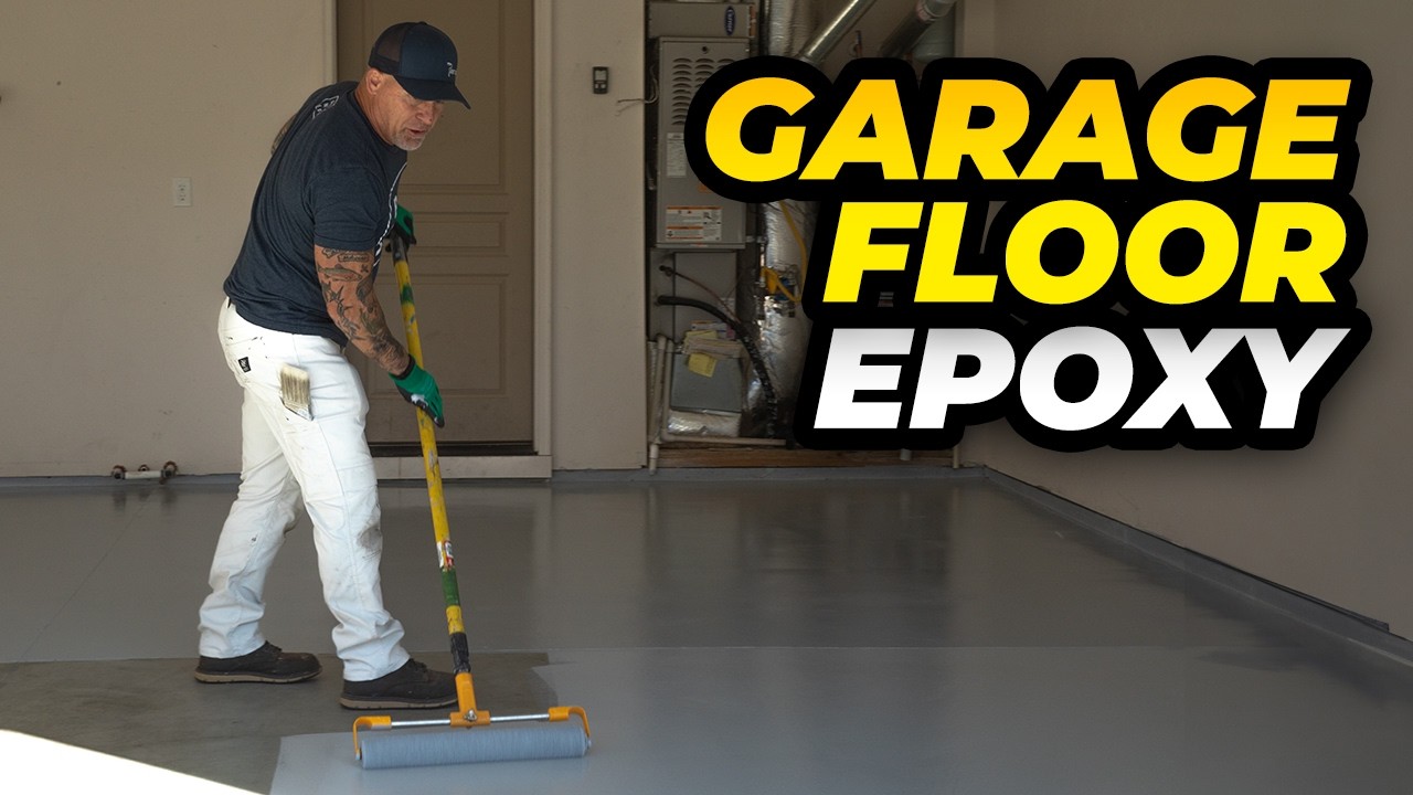 How to Epoxy Your Garage Floor Like a Pro | Affordable Rust-Oleum Industrial Floor Coatings
