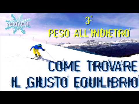5 Peso all'indietro - Come trovare il giusto equilibrio sugli sci